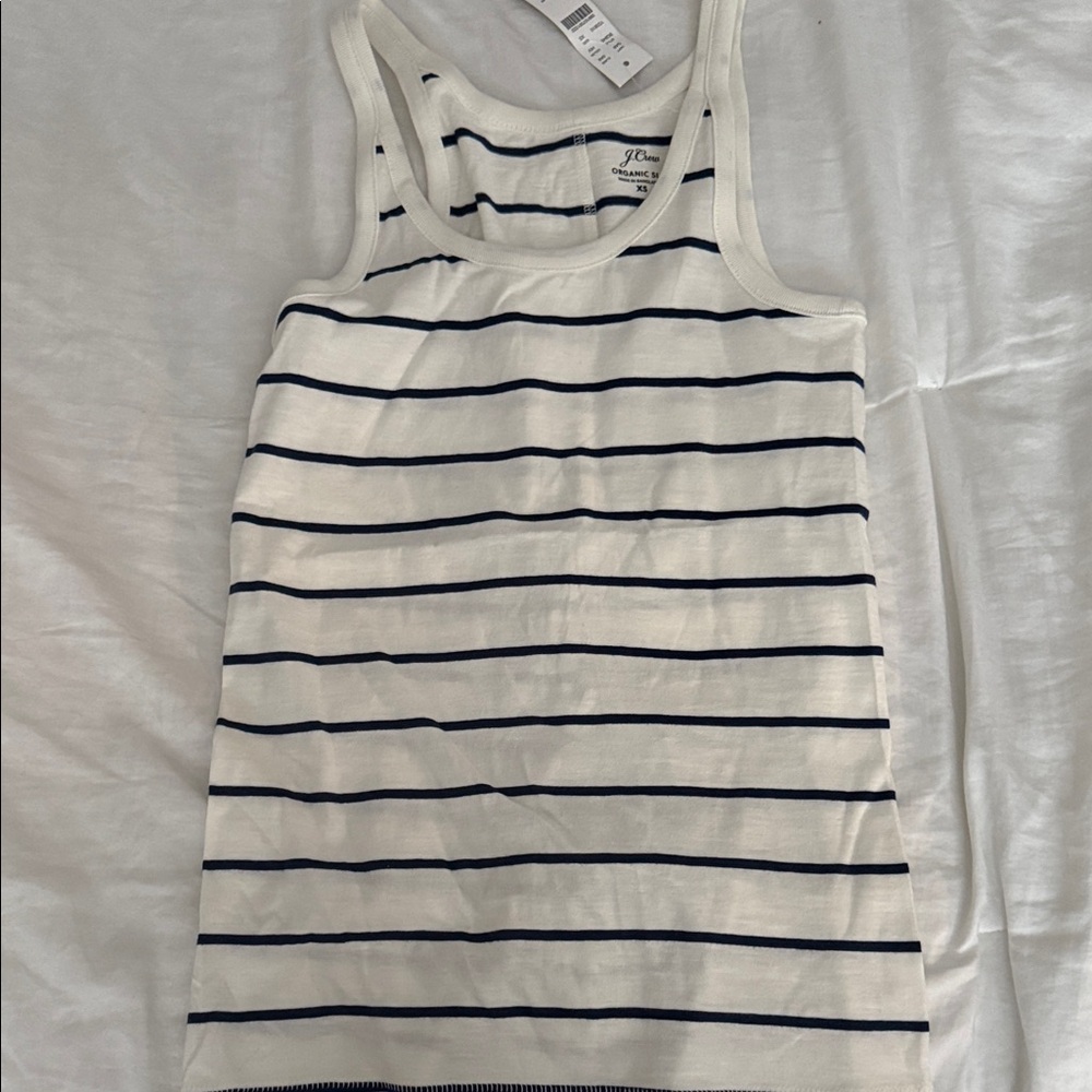 NWT 100% Cotton J CREW Tank XS